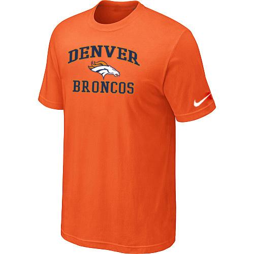 Nike NFL Denver Broncos Heart & Soul NFL T-Shirt Orange